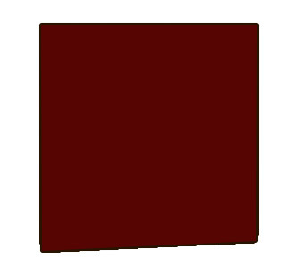 Фасад глухой, материал- м дф глянцевый цвет бордо, F606M