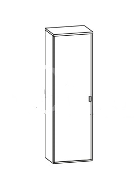 Шкаф комбинированны (с глухой дверью)
