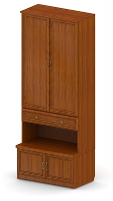 Шкаф широкий  комбинированный с 1-м ящиком с нишей
