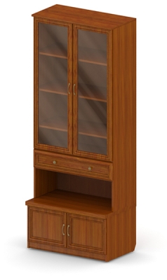 Шкаф широкий комбинированный с 1-м ящиком с нишей