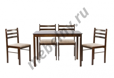 Стартер Cappuccino комплект1 стол + 4 стула