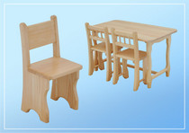 Стол и 2 стульчика (детский комплект) массив сосны